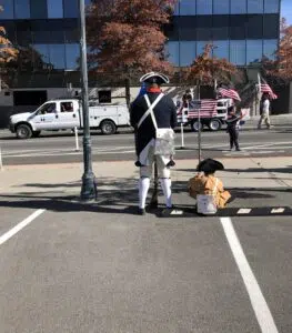 2023 11-11 Reno Vet. Day Parade, Stephen &amp; Caleb Schroder. Photo by S. Linscott