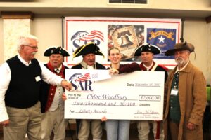 2025 11-15 LIBERTY AWARDS , Jim McLane, Jim Linscott, Donn Dalton, Chloe Woodbury, R. Linscott, David Hess.