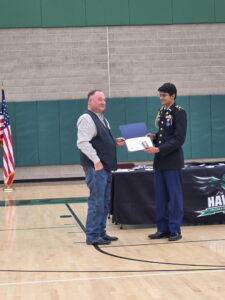 2025 4-29 Donn Dalton JROTC Medal Presnt-n, HUG HS