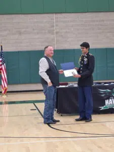 2025 4-29 Donn Dalton JROTC Medal Presnt-n, HUG HS