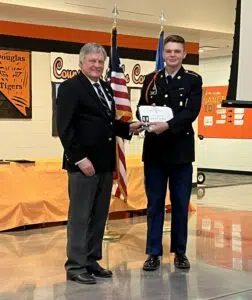 2025 5-2 Rob Stoecklin SAR JROTC Bronze Medal Presentation, Douglas HS